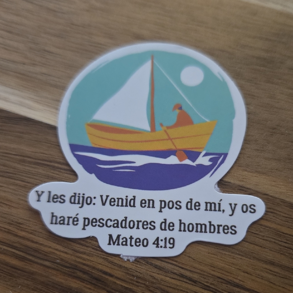 Inspirational Boat Design Sticker